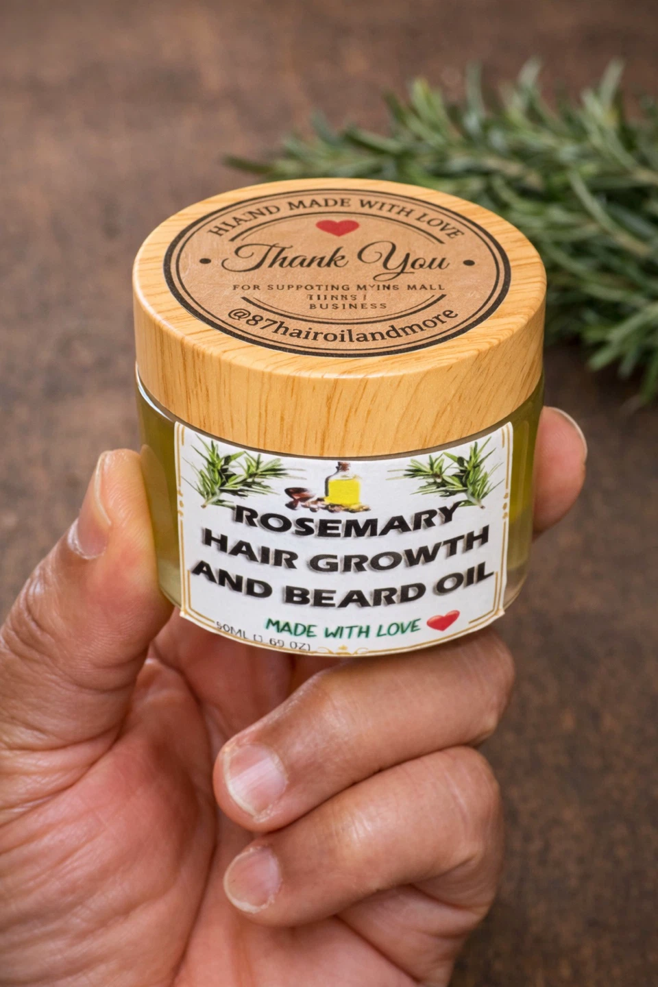Rosemary Hair Growth and Beard Oil - photo 2