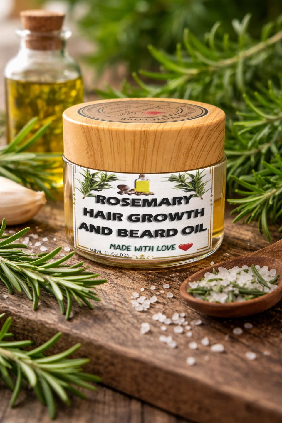 Rosemary Hair Growth and Beard Oil - photo 3