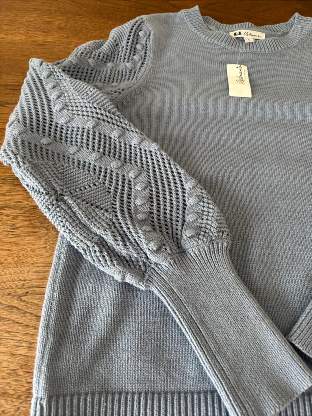 Reitmans Blue 100% Cotton Sweater - photo 2