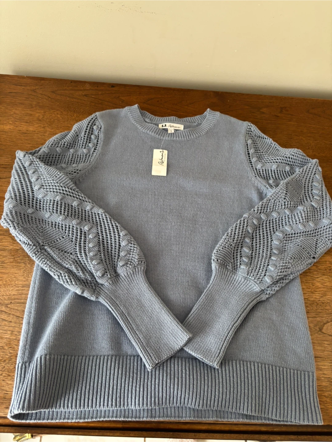 Reitmans Blue 100% Cotton Sweater