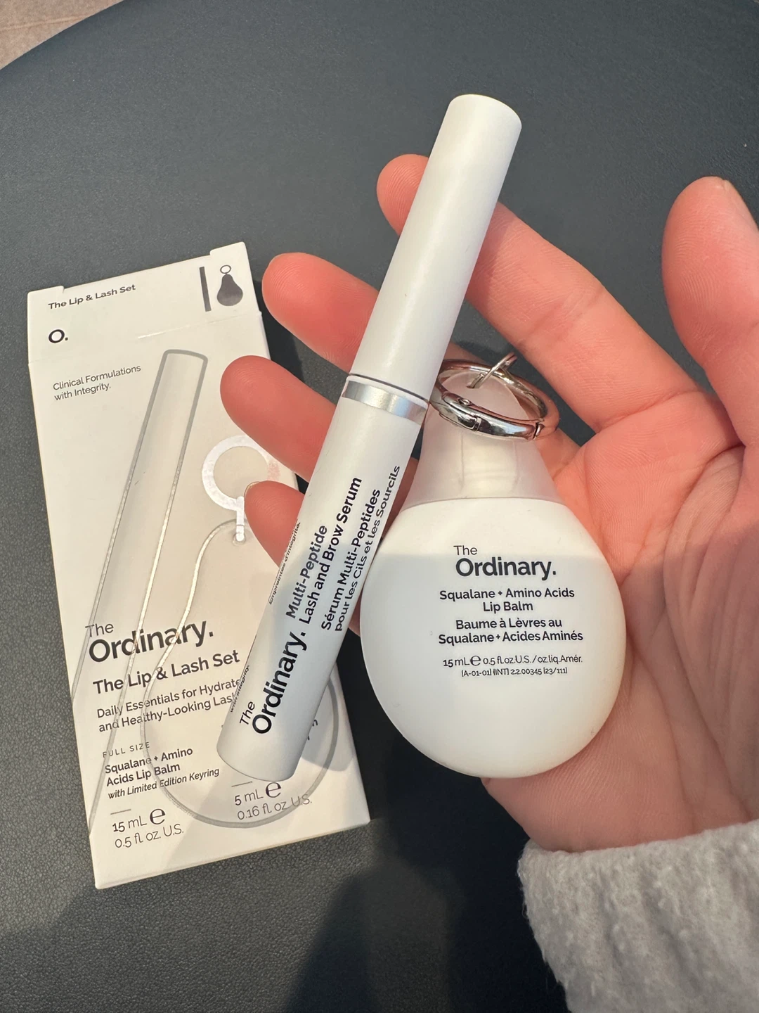 The Ordinary Lip & Lash Set with Keyring