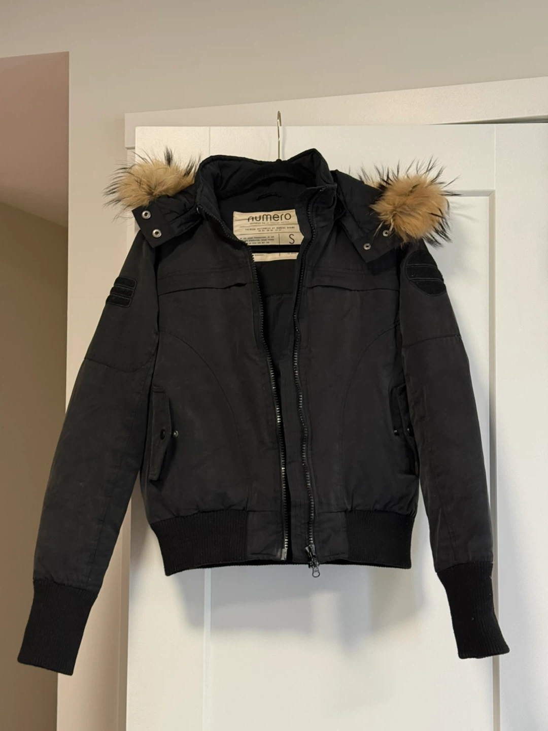 Numero Black Bomber Jacket Size S🏆