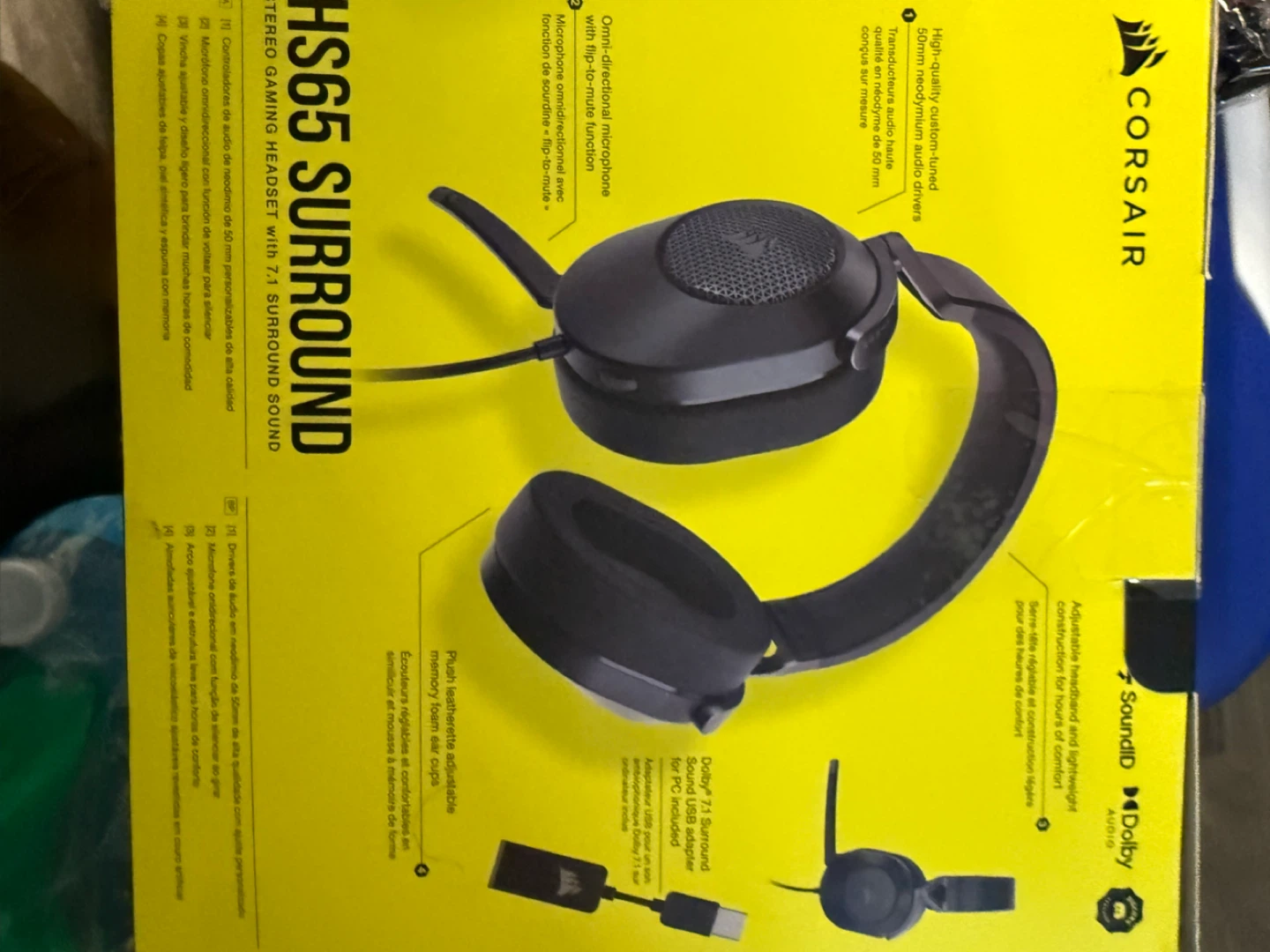 This Corsair HS65 Surround stereo gaming headset - photo 4