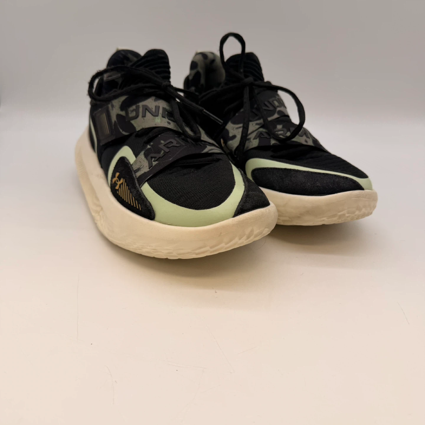 Under Armour Flow Running Shoes Men Size 11 Black Camo Sneakers - photo 3
