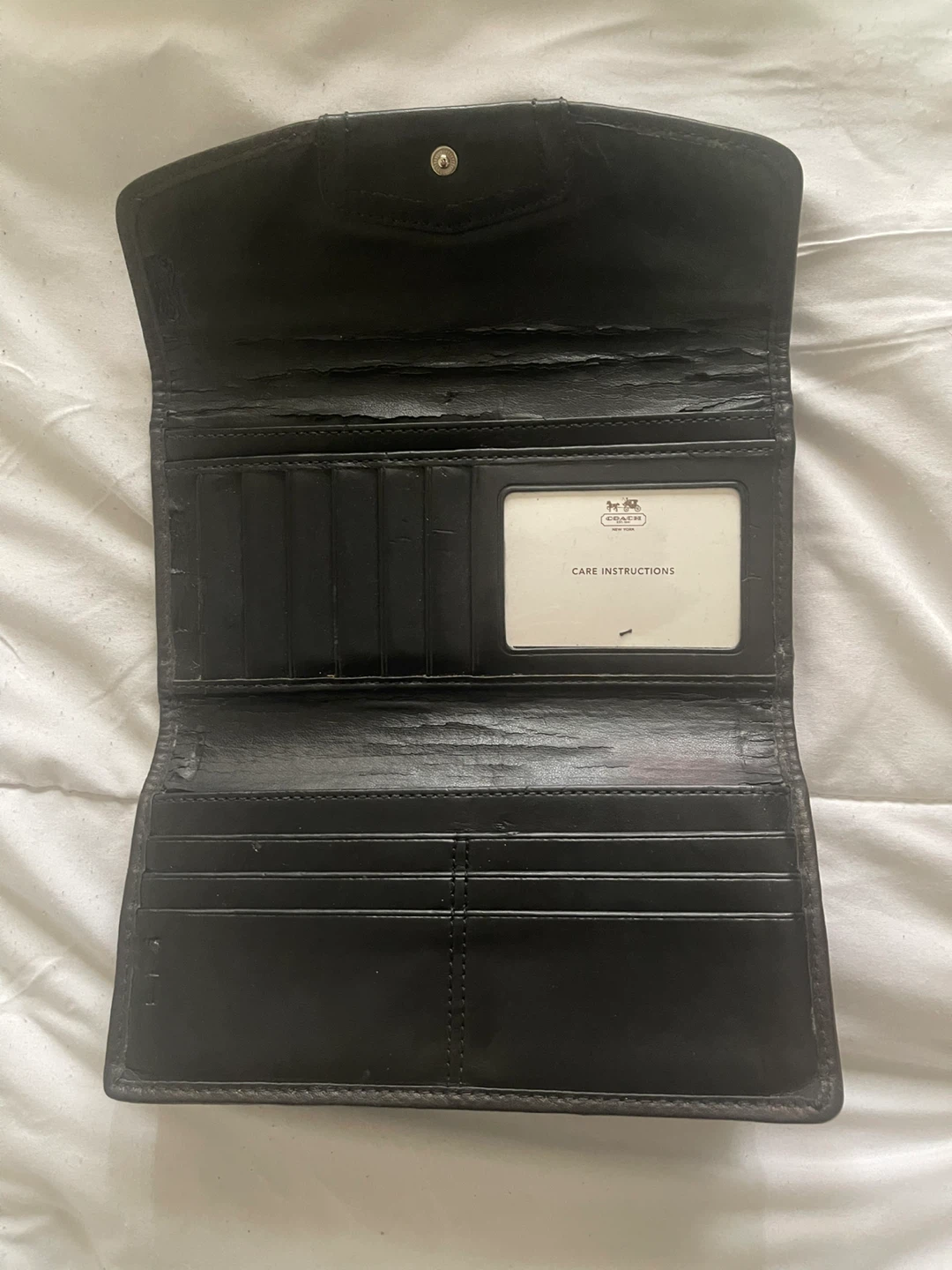 Coach Black Signature Monogram Wallet Set - photo 4