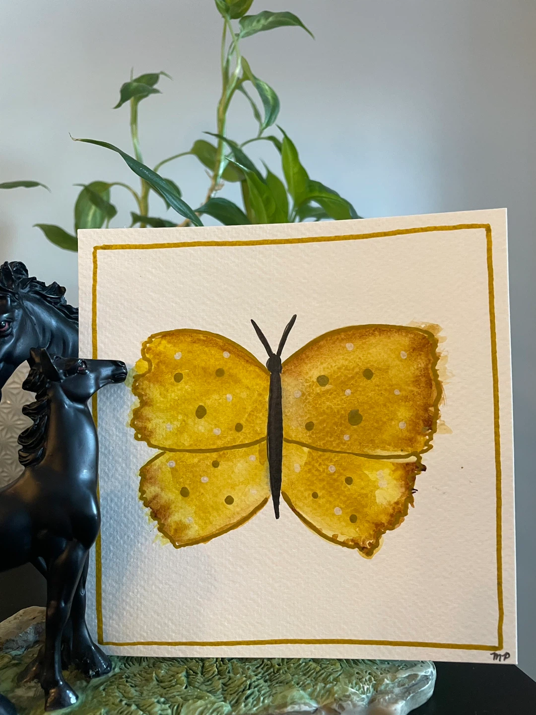 Set of 5 Watercolour Butterfly Paintings - photo 5