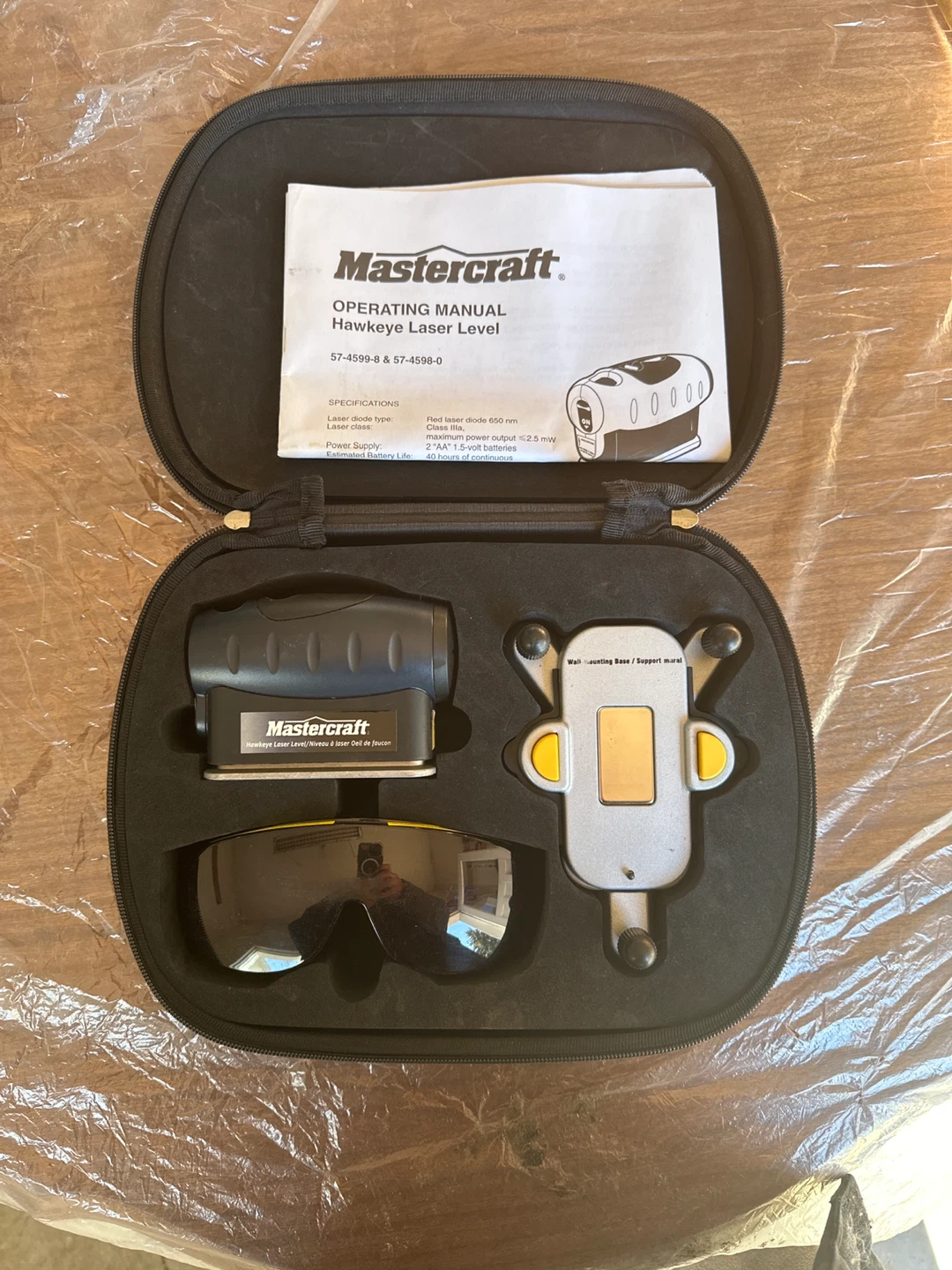Mastercraft Hawkeye Laser Level Kit with Case