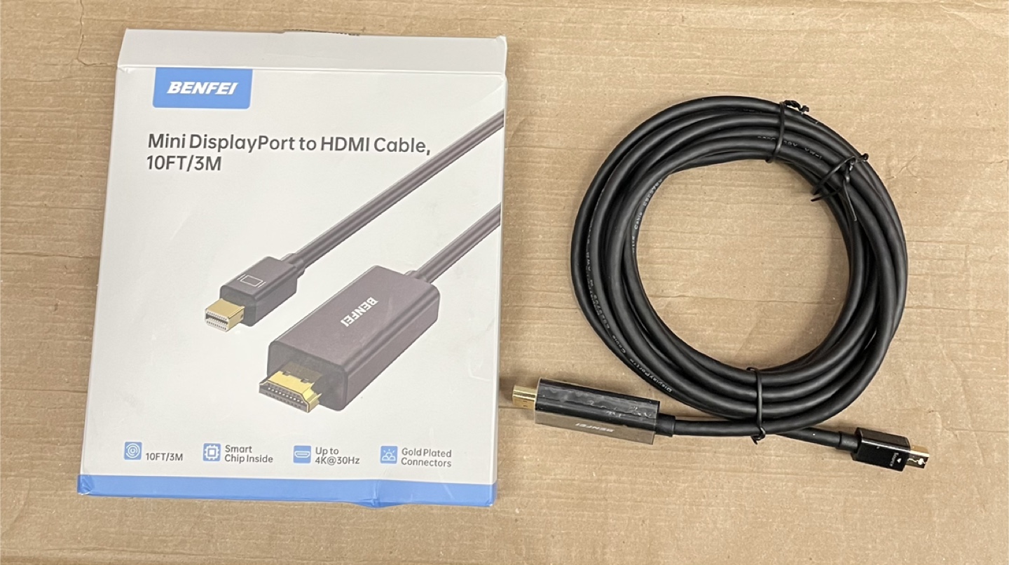 BENFEI Mini DisplayPort to HDMI Cable, 10FT/3M
