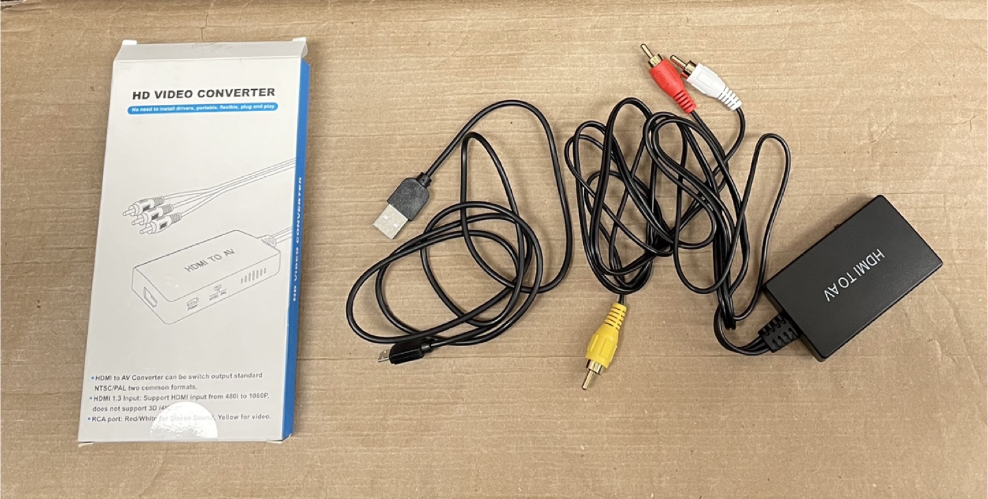 HDMI to RCA AV Video Converter