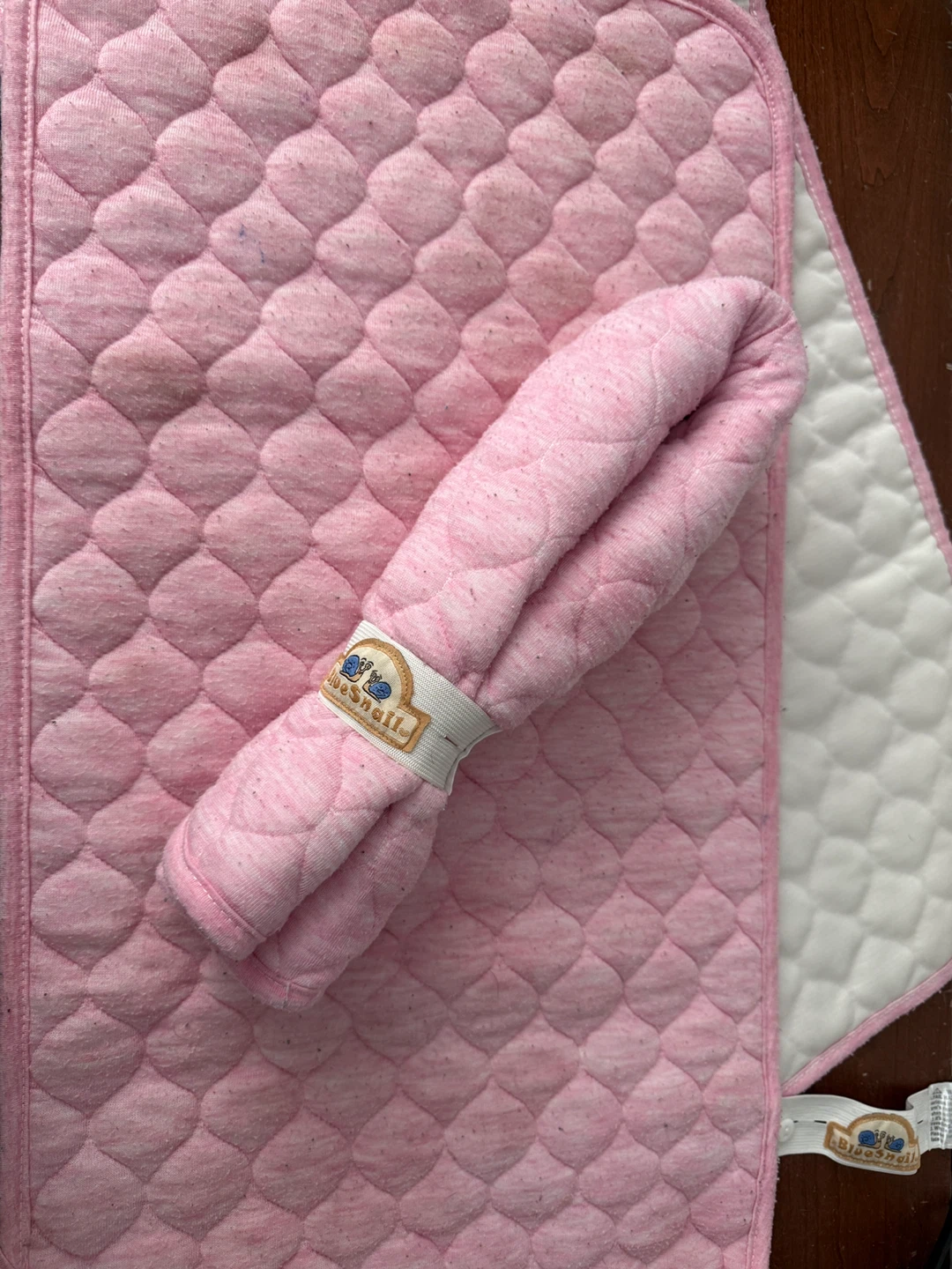 BlueSnail Pink Quilted Changing Pad Liner 3 pcs