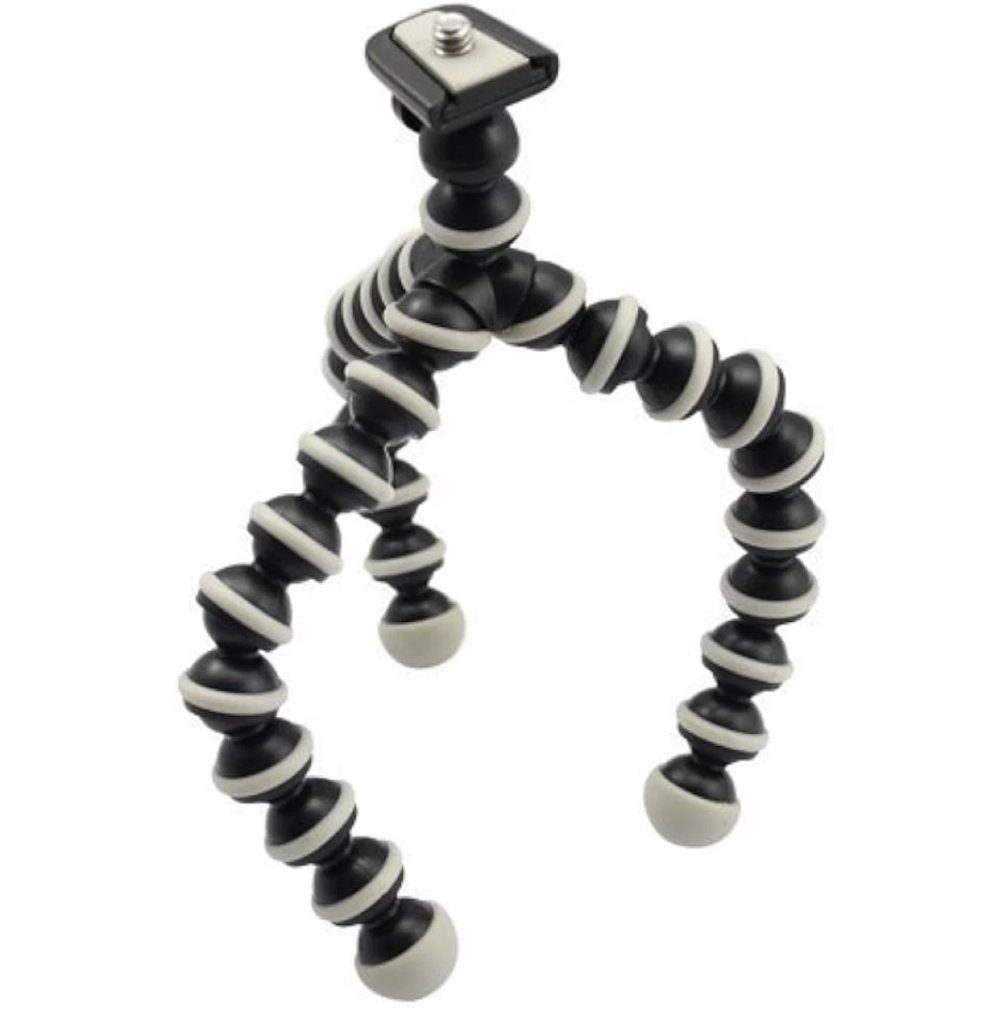 Preowned Flexible Plastic Ball Leg Mini Camera Tripod Grey🏆