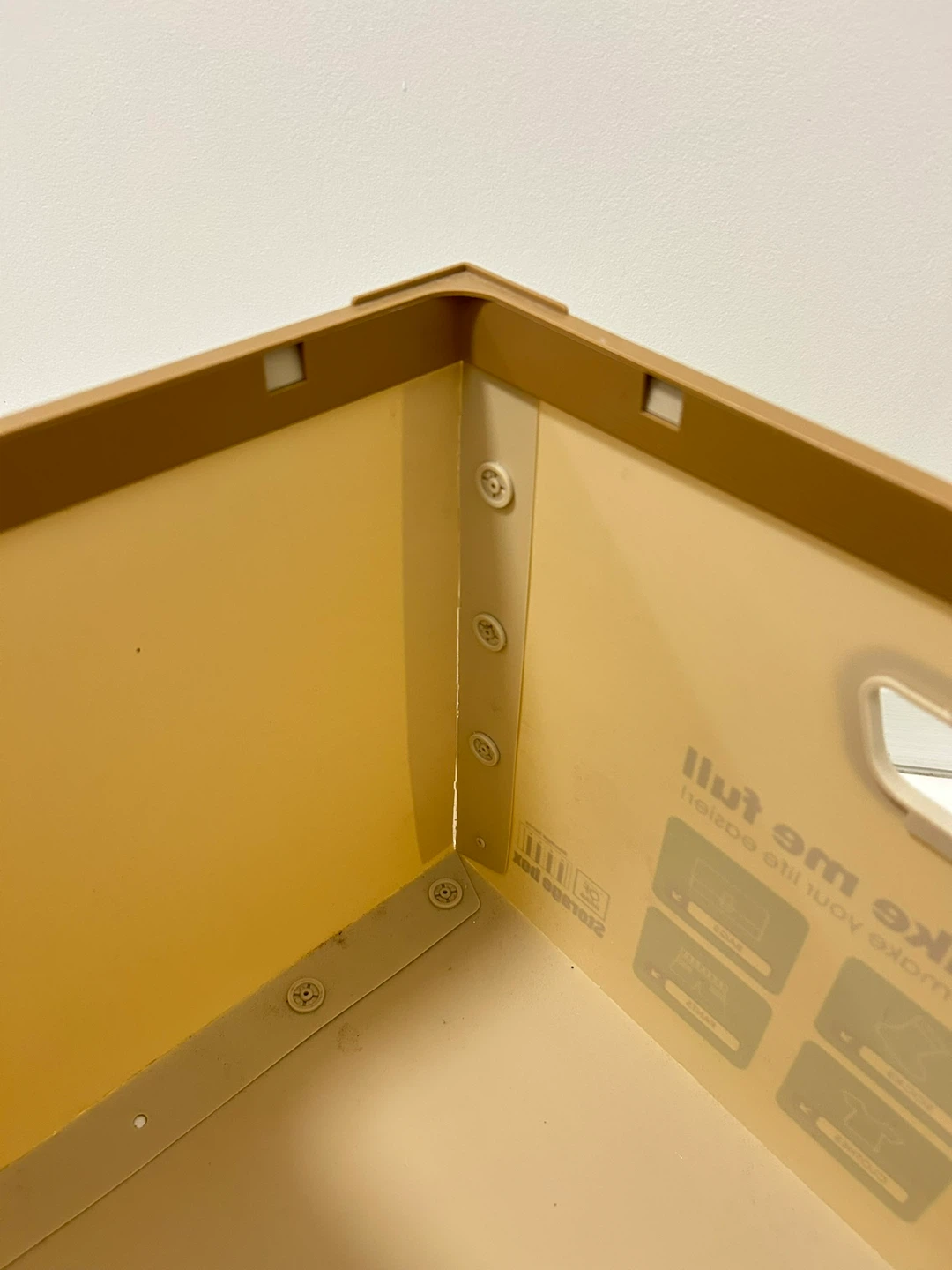 Preowned Minor rip on the side / taped Storage Box portable🏆 - photo 4