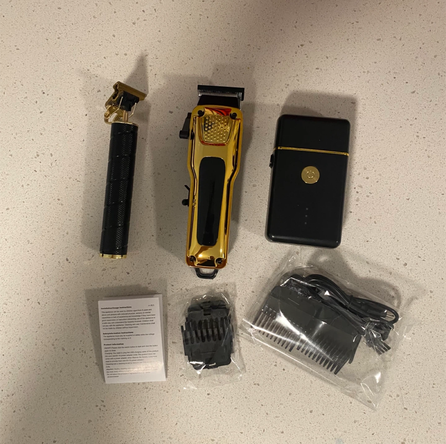 Hair Clipper Set - Gold & Black - photo 4