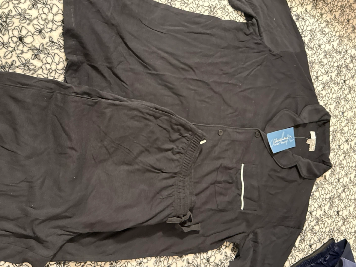 Pajama Set - Black L