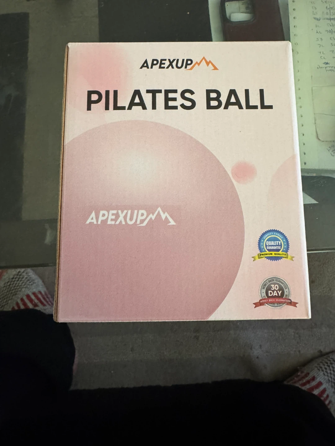 APEXUP Pilates Ball - Purple, XS (9") 23cm