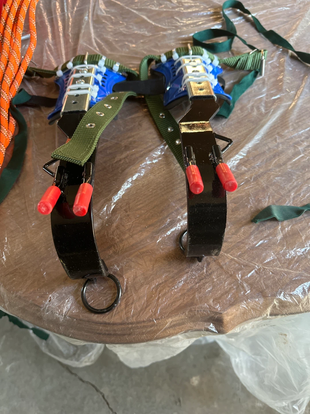 Climbing Rope and Tree Climbing Spurs - photo 2
