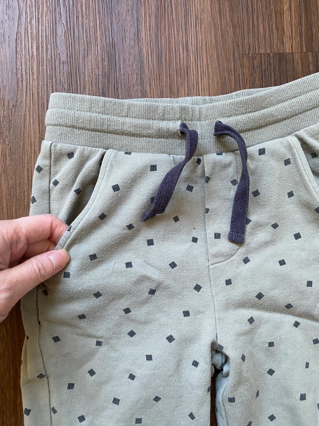 Miles the Label Sage Diamond Print Joggers Size 3Y 🏆 - photo 2