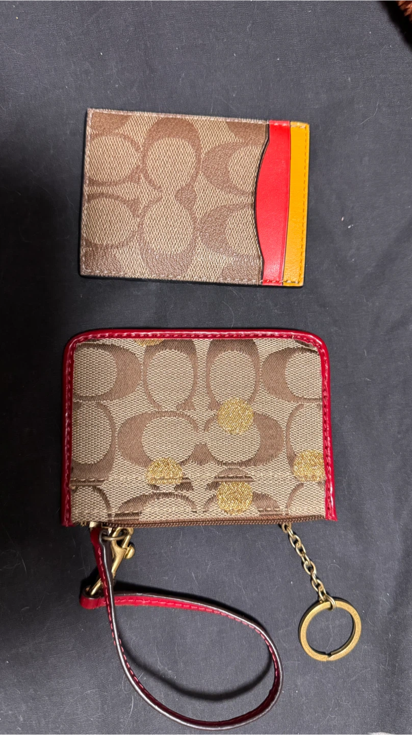 Coach Cardholder/Mini Wallet Duo