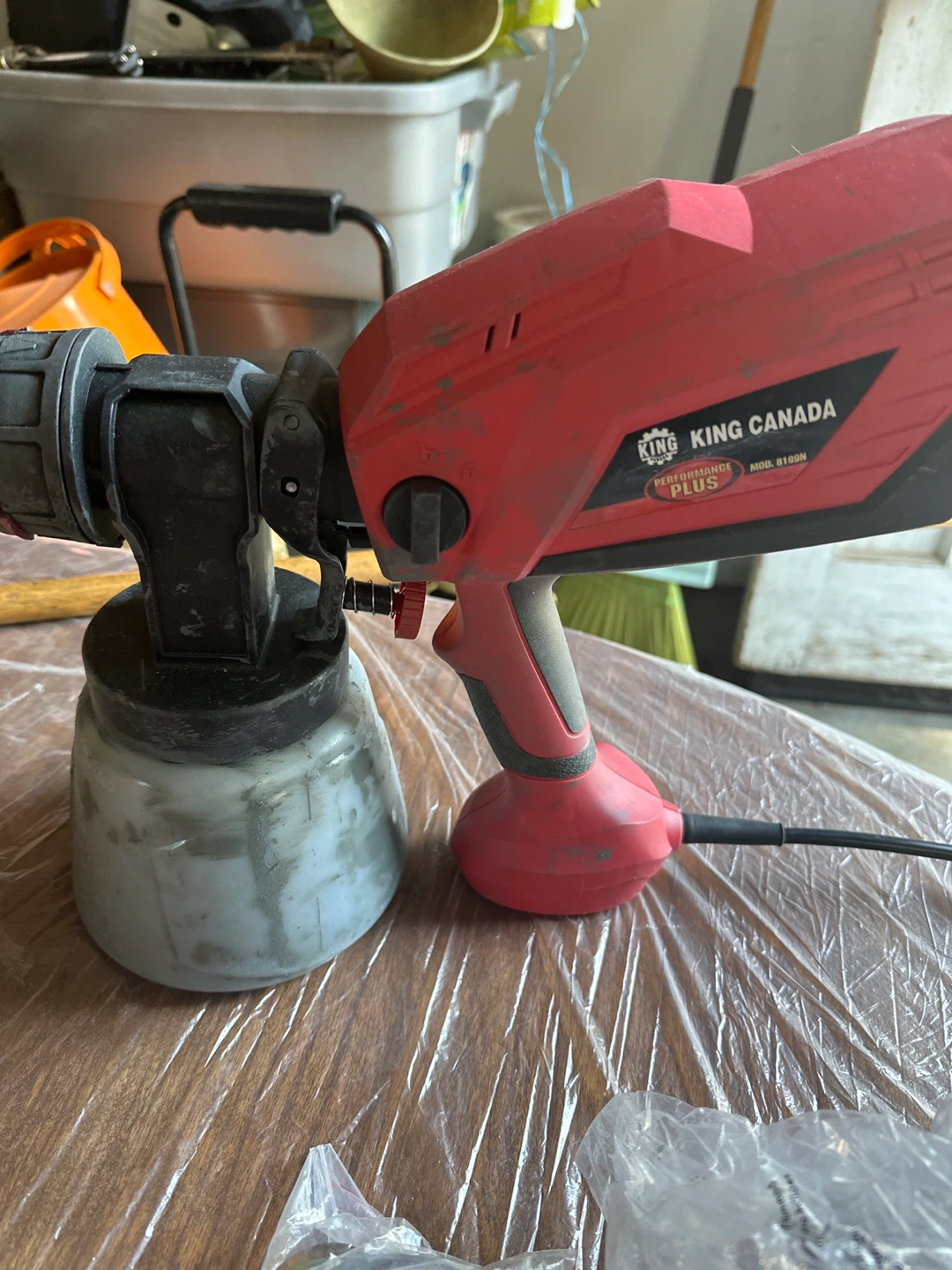 King Canada Electric HVLP Spray Gun - Mod. 8199N