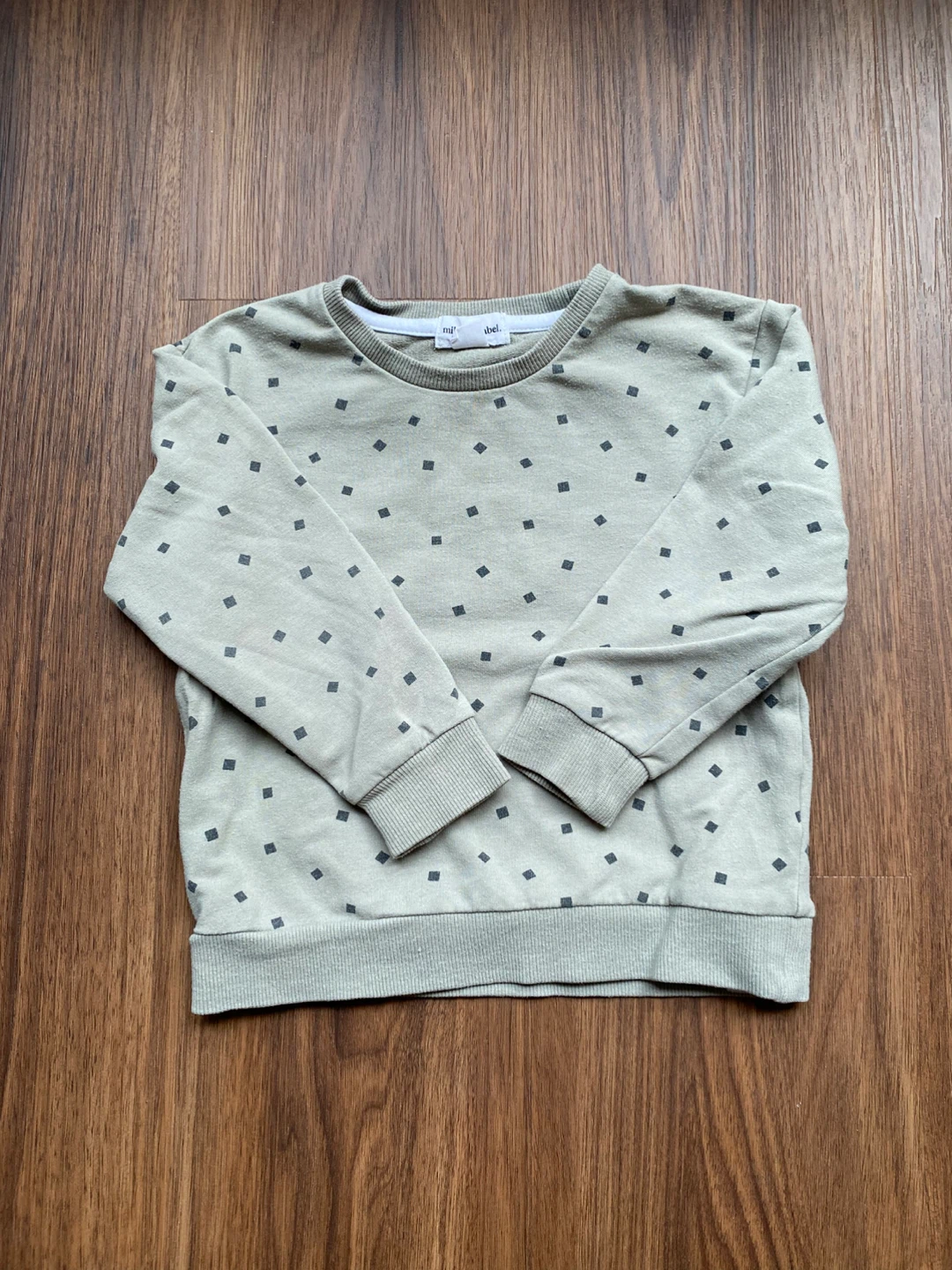 Miles the Label Green Diamond Print Sweatshirt - 2Y 🏆