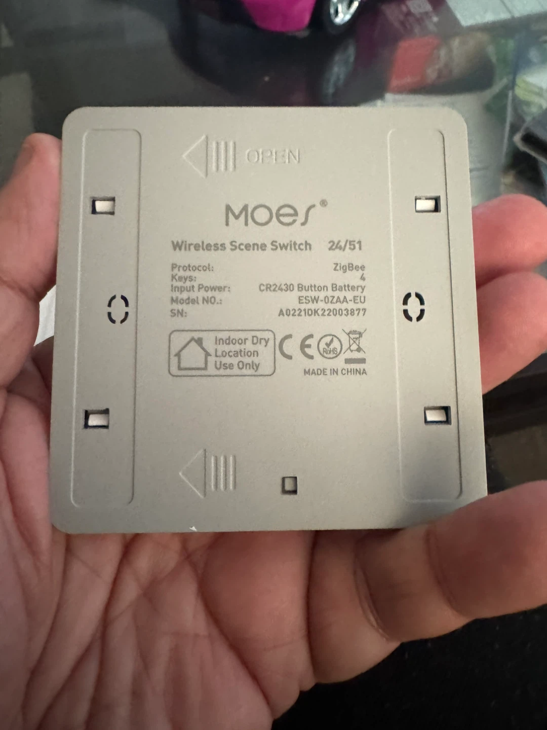 MOES Wireless Scene Switch - photo 2