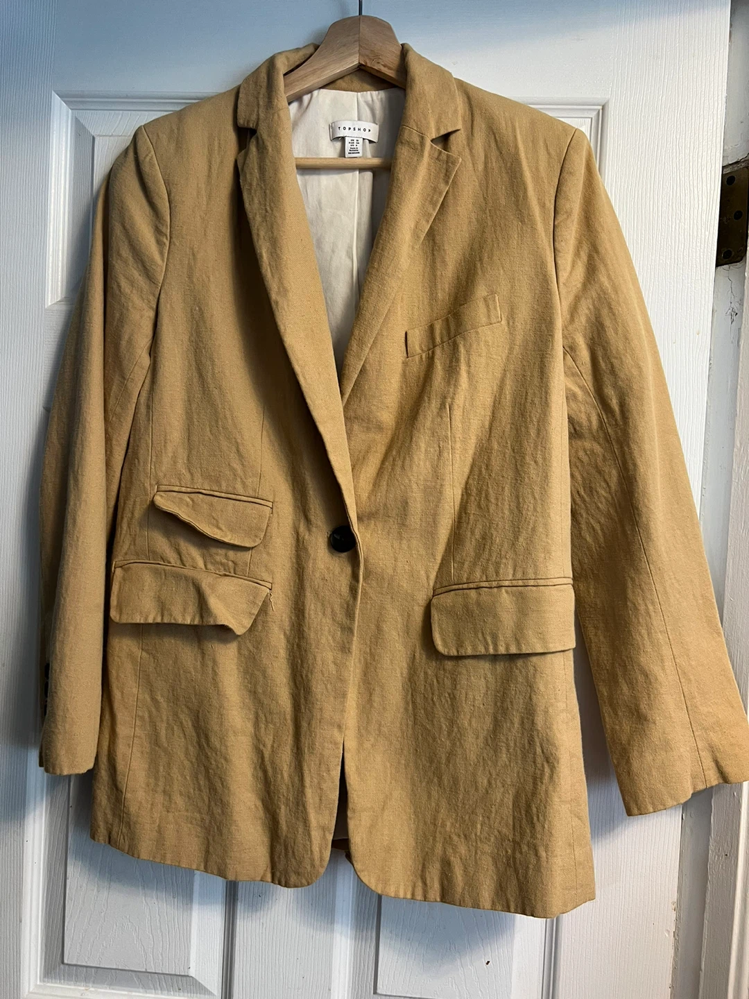 Topshop Women's Blazer - Tan 🏆