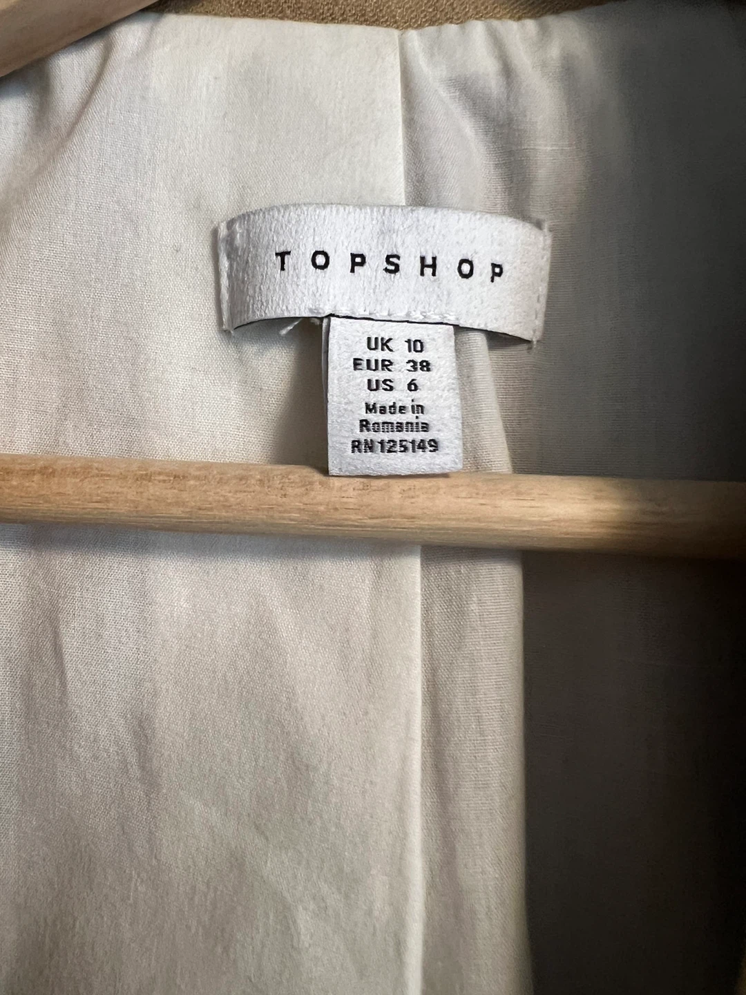 Topshop Women's Blazer - Tan 🏆 - photo 2