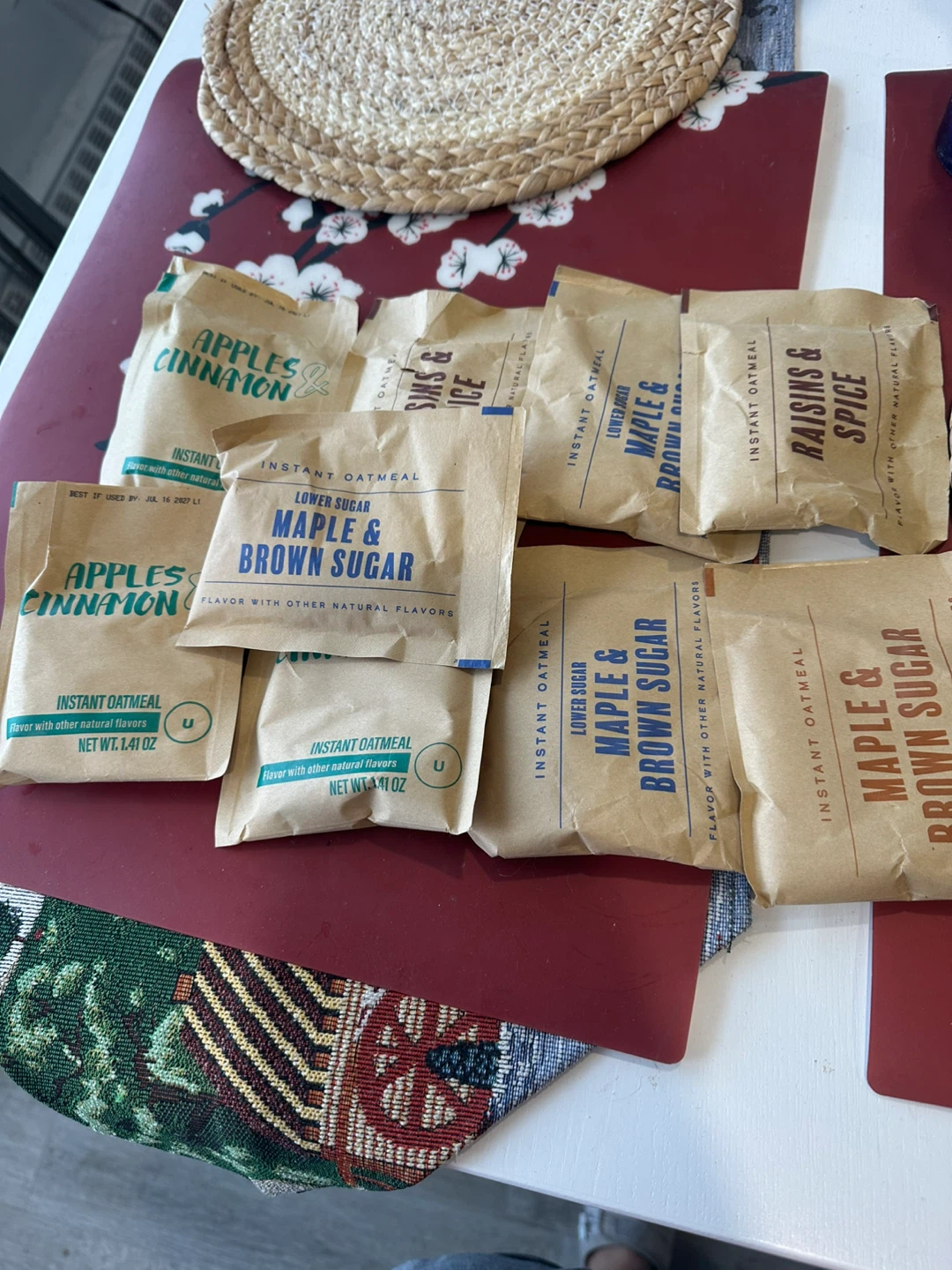 Instant Oatmeal Variety Pack - 6 Pouches🏆
