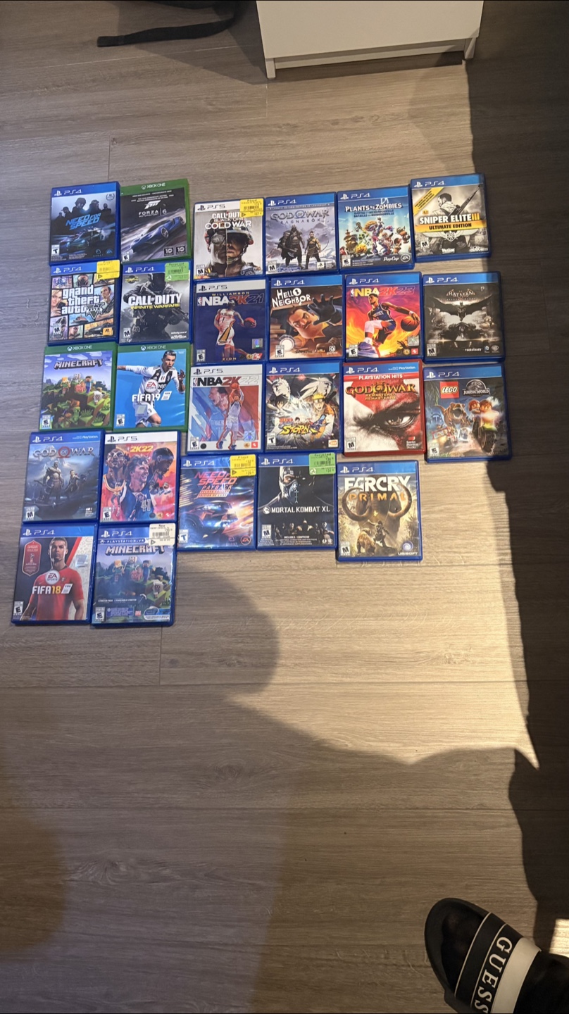 Assorted PlayStation 4 & Xbox Video Games