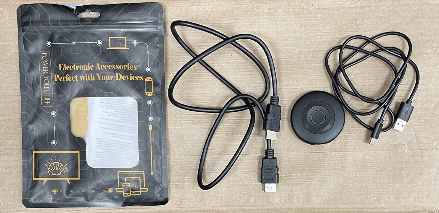 Wireless HDMI Dongle with USB Power Cable
