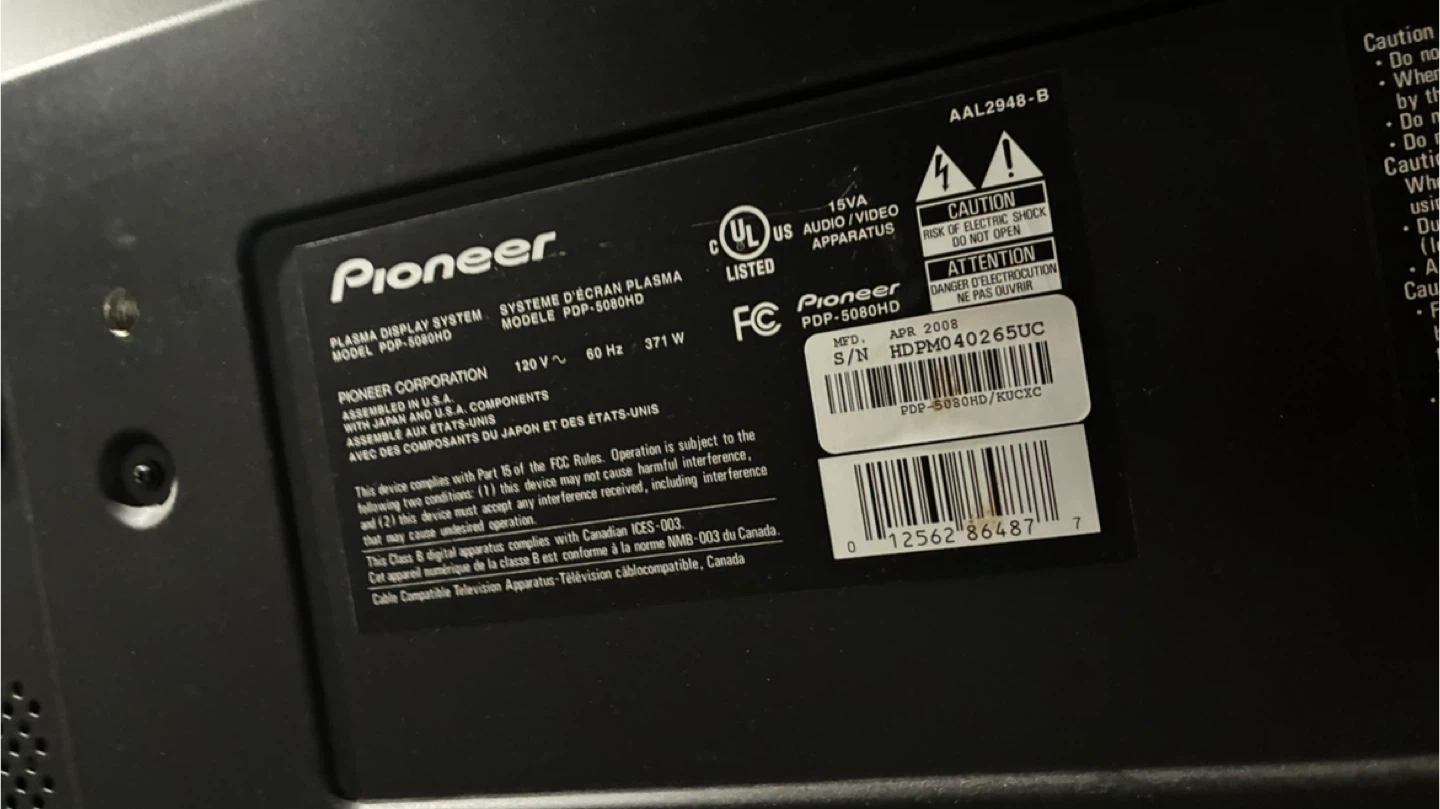 Pioneer 50“ TV (like new✨) - photo 2