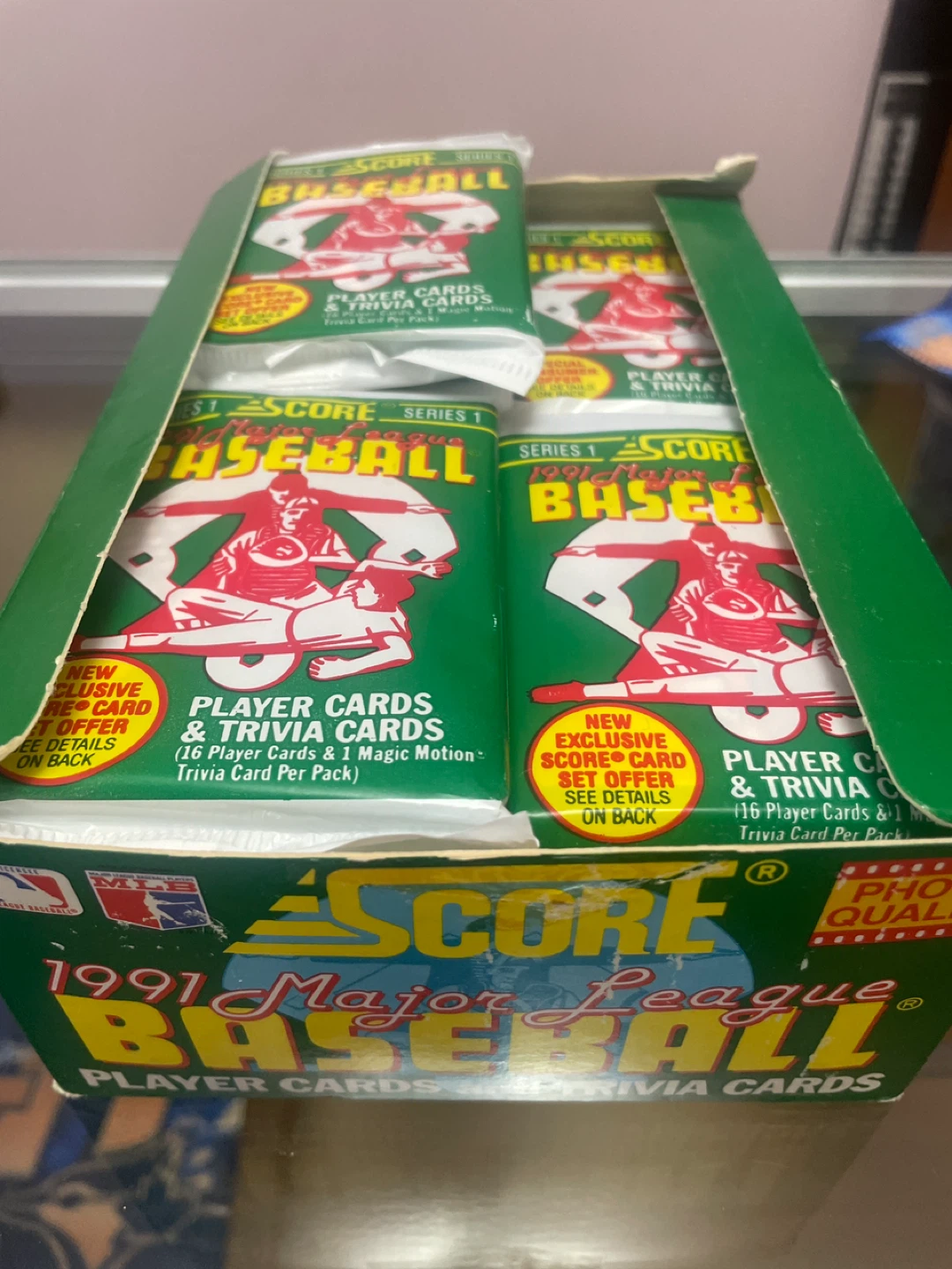 MLB unopened packs