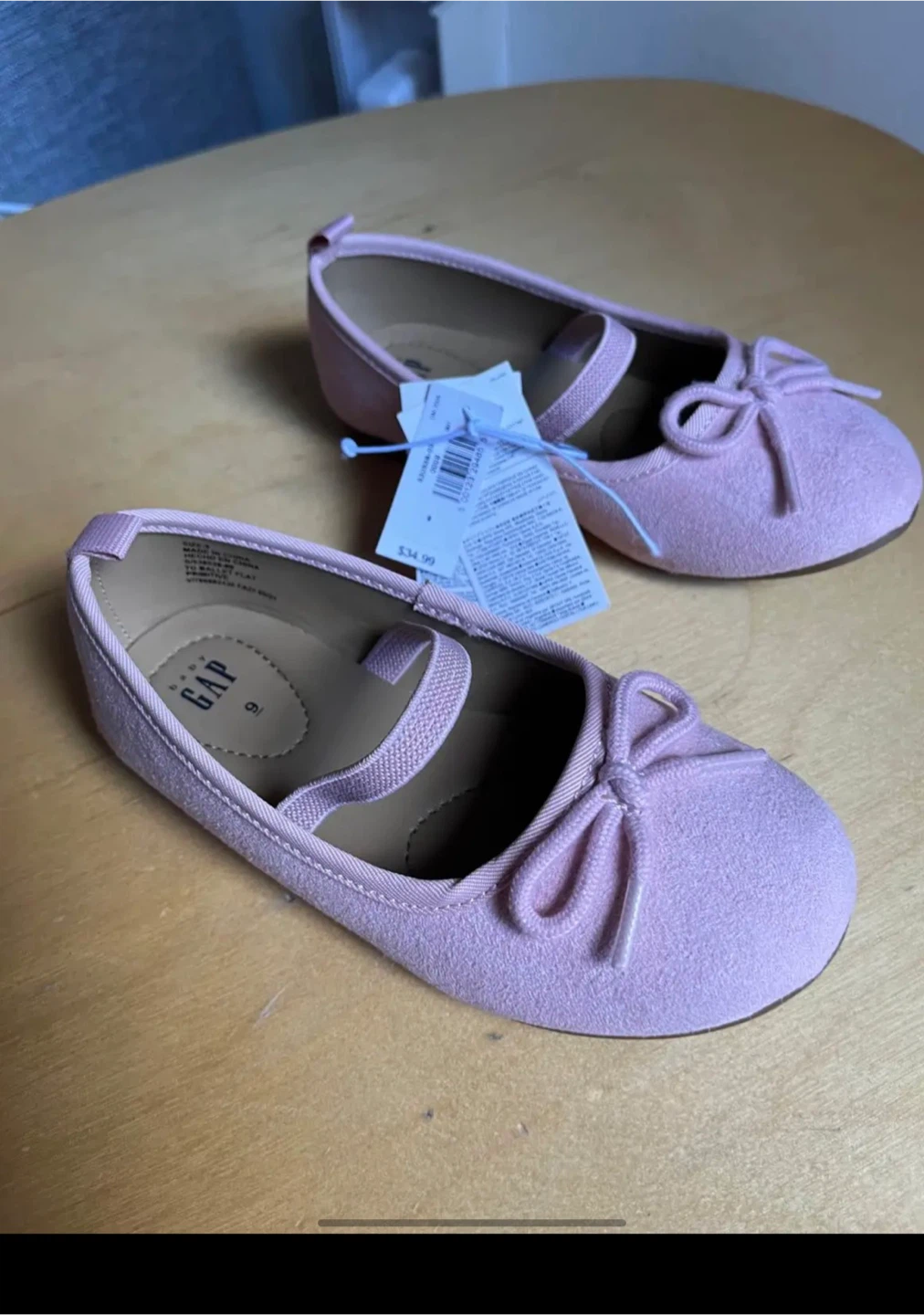 Gap Toddler Girls Pink Ballet Flats Size 9 - photo 3