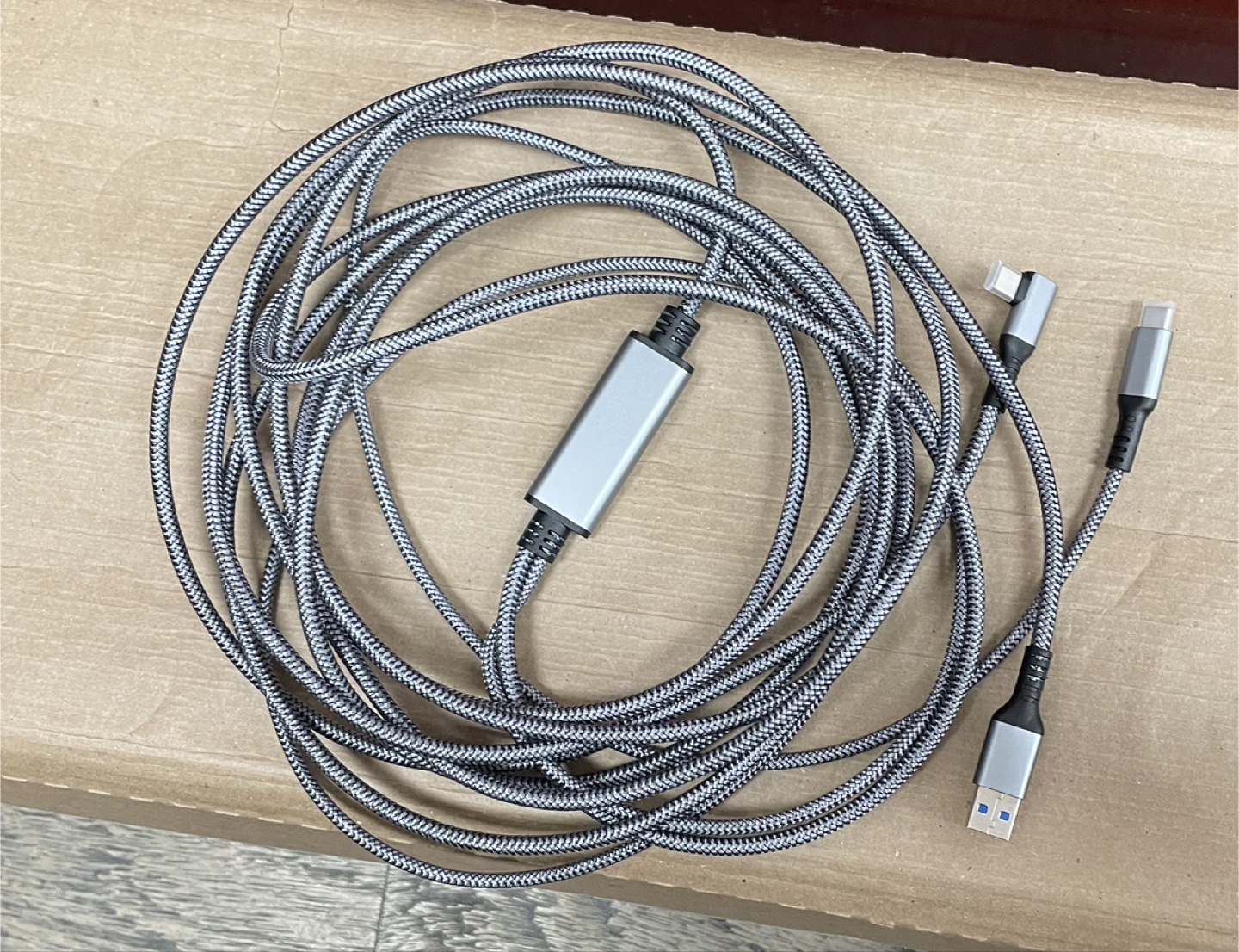 Braided Multi-Connector Charging Cable