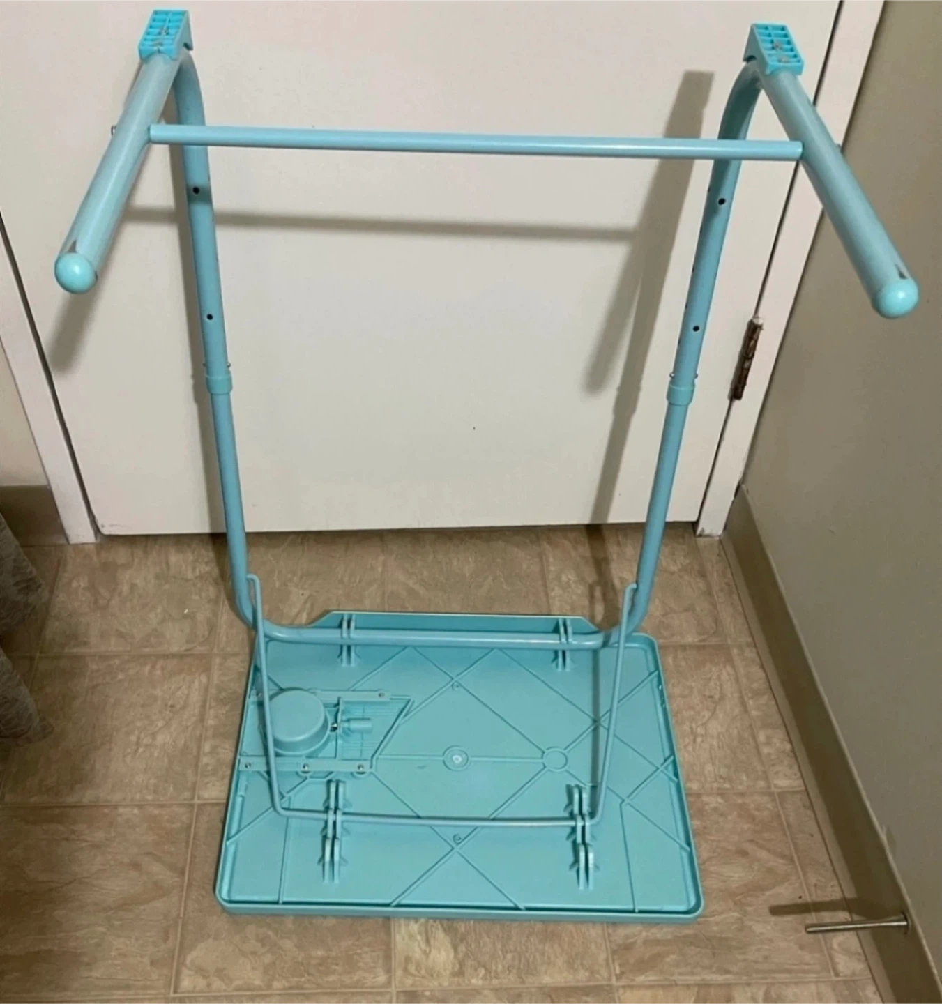Lap Desk / TV Tray Table, with Built-in Cup Holder - Aqua / Blue - photo 5