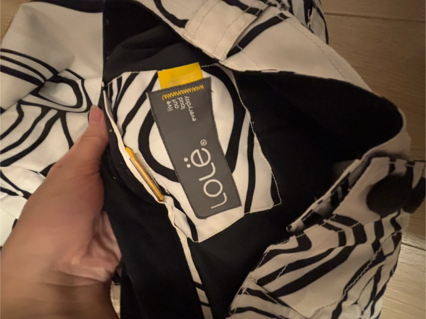 Lole Black and White Pattern Ski / snowboard Pants - photo 4