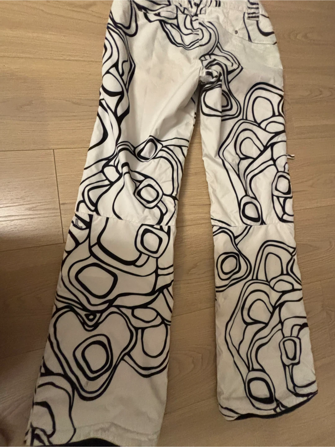 Lole Black and White Pattern Ski / snowboard Pants - photo 2