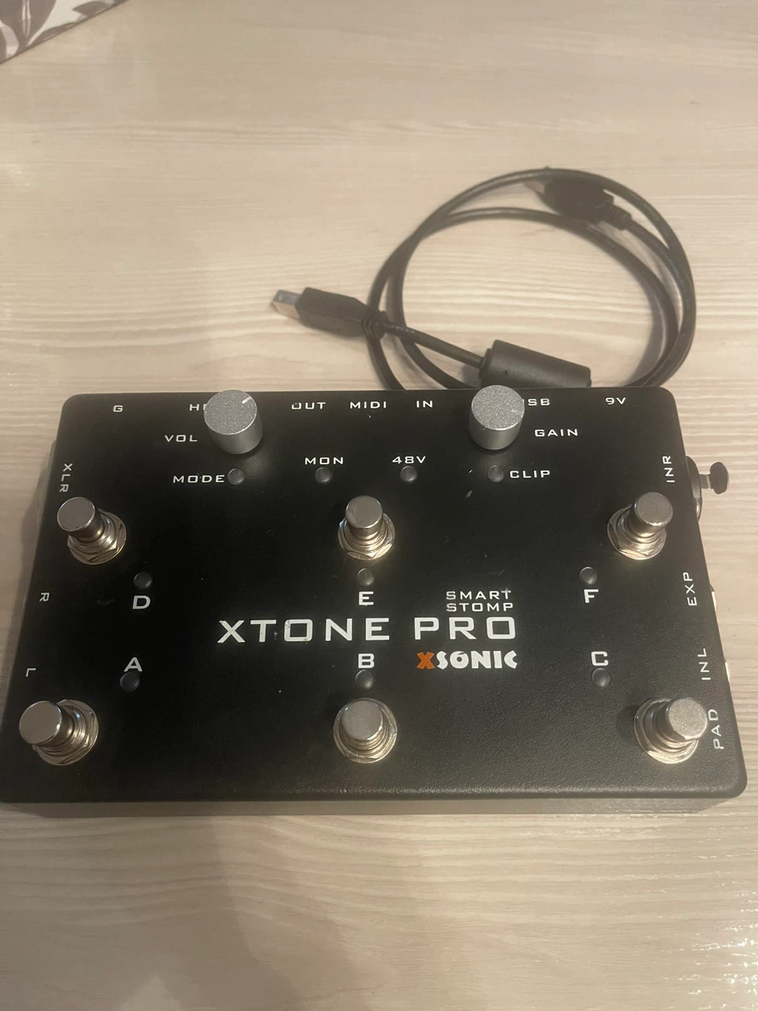XSONIC XTONE PRO Smart Stomp Pedal AUDIO INTERFACE