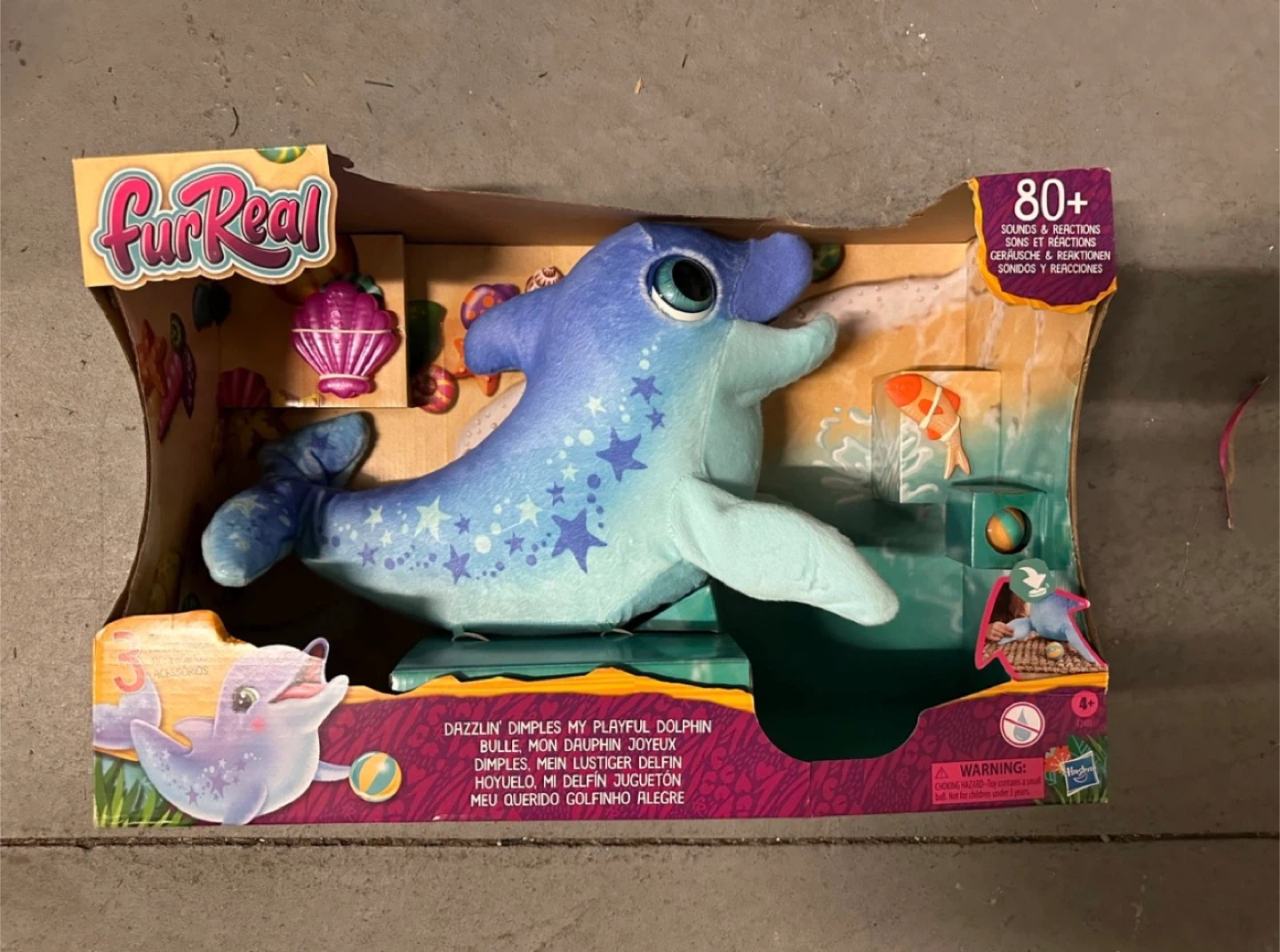 Brand new FurReal Dazzlin' Dimples My Playful Dolphin