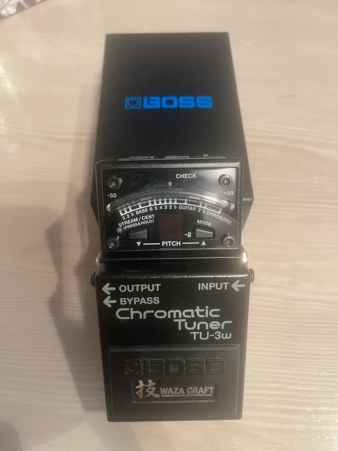 BOSS TU-3w WAZA CRAFT Chromatic Tuner Pedal