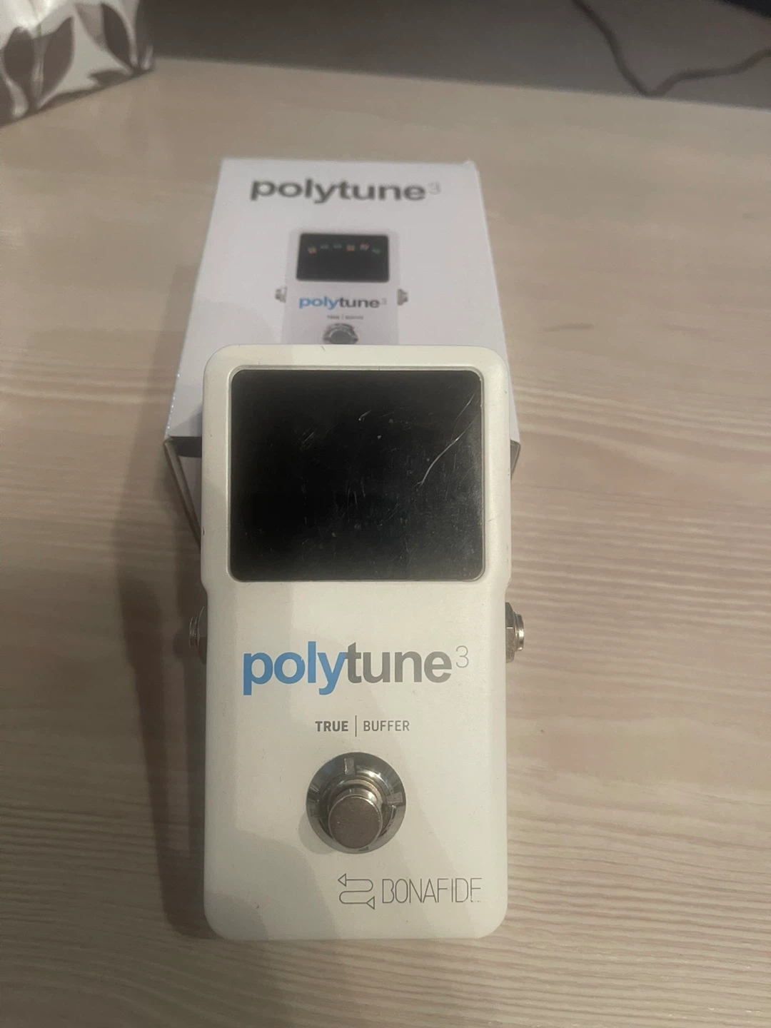 TC Electronic PolyTune 3 "True Buffer" White Guitar Pedal