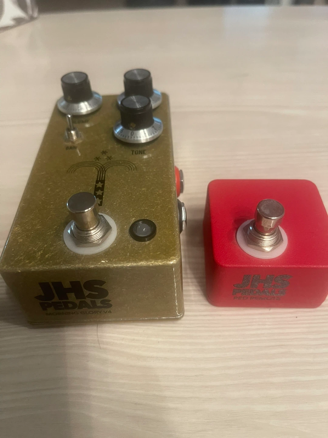 JHS Pedals Morning Glory V4 & Red Remote Footswitch