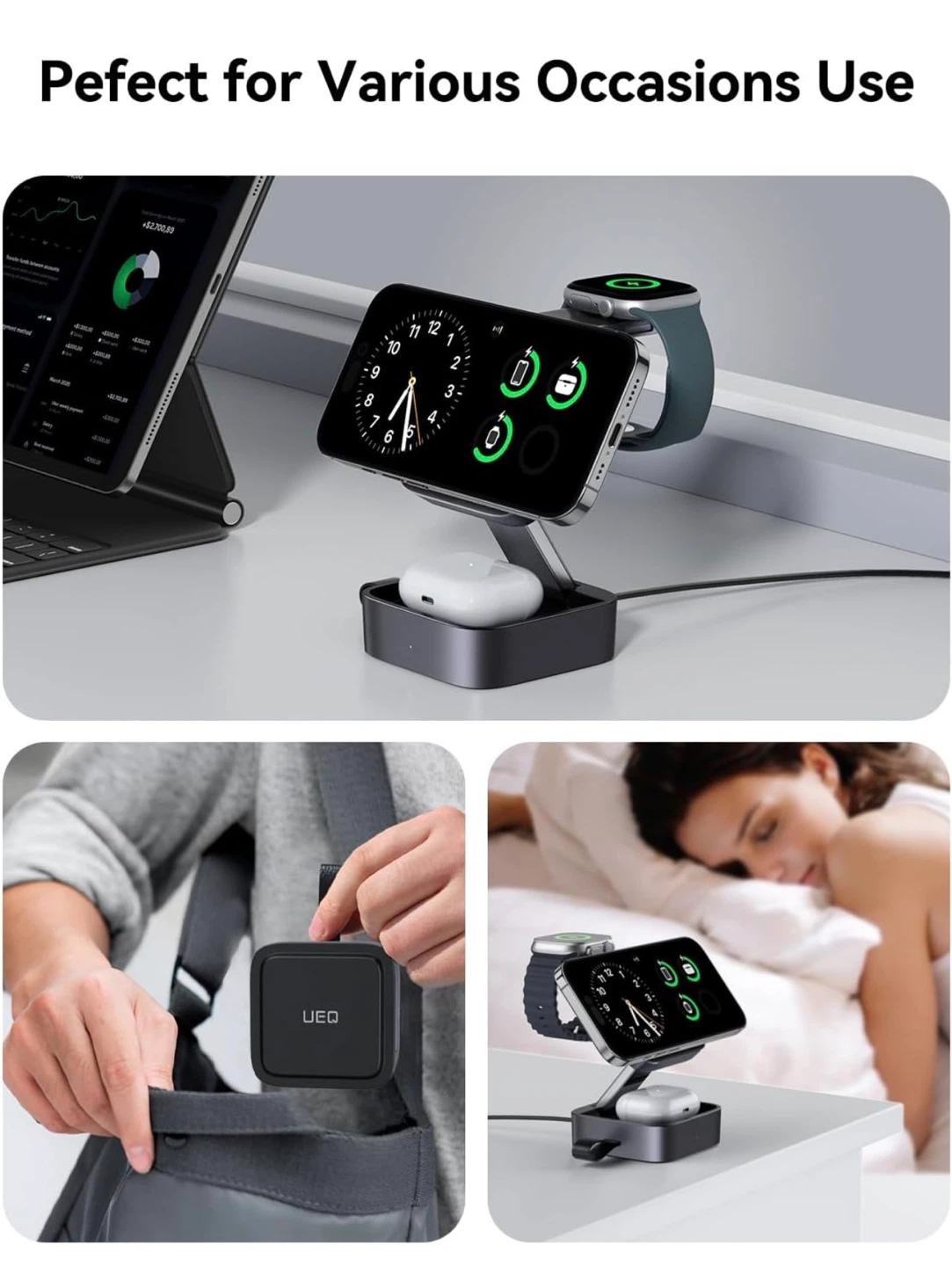 UEQ 3-in-1 Wireless Charging Station - photo 4