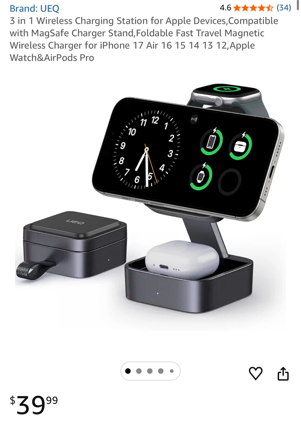 UEQ 3-in-1 Wireless Charging Station - photo 2