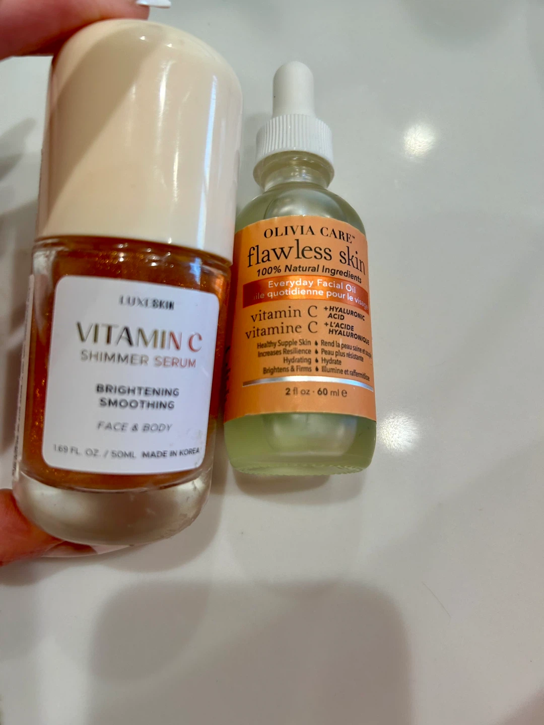 Luxe Skin Vitamin C Serum & Olivia Care Vitamin C Facial Oil