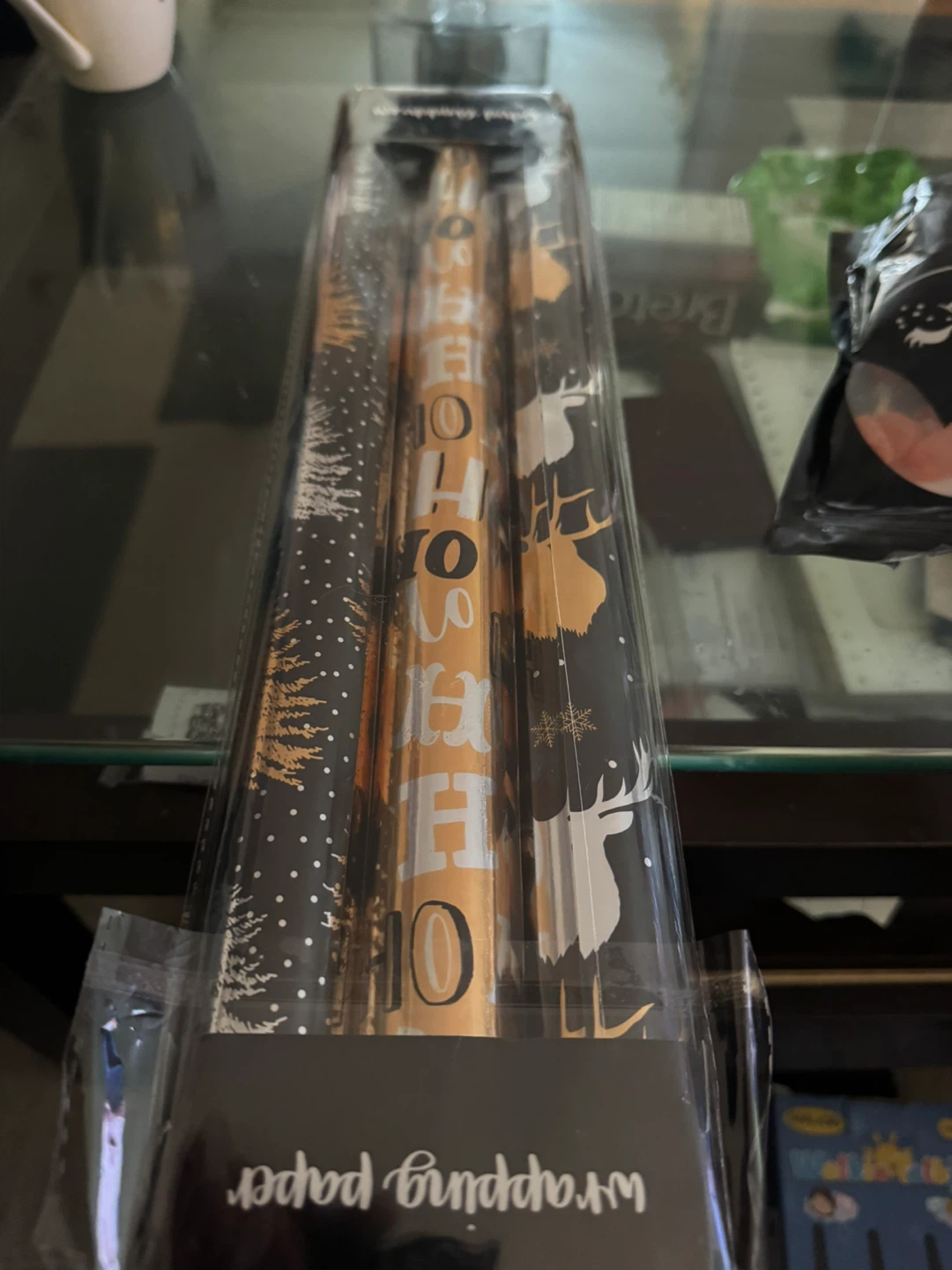 Set of 3 Holiday Wrapping Paper Rolls - photo 2