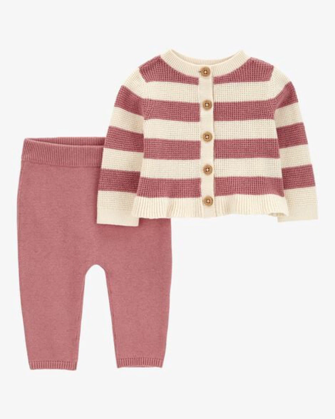 Unisex Baby Knit Sweater and Pants Set NB