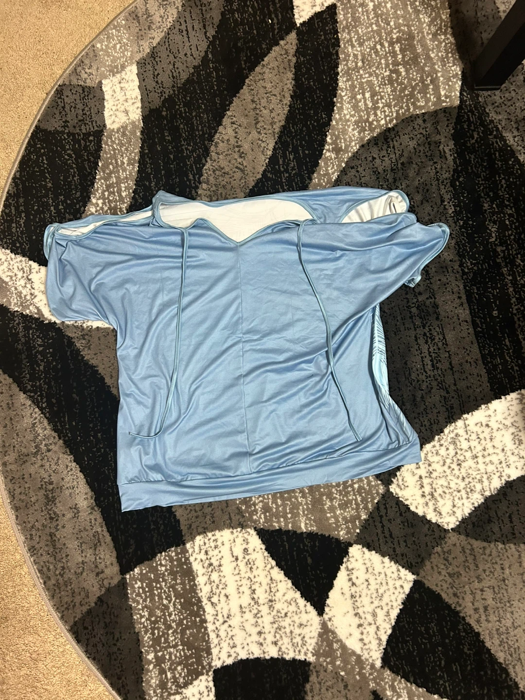 Blue Feather Print T-Shirt - photo 2