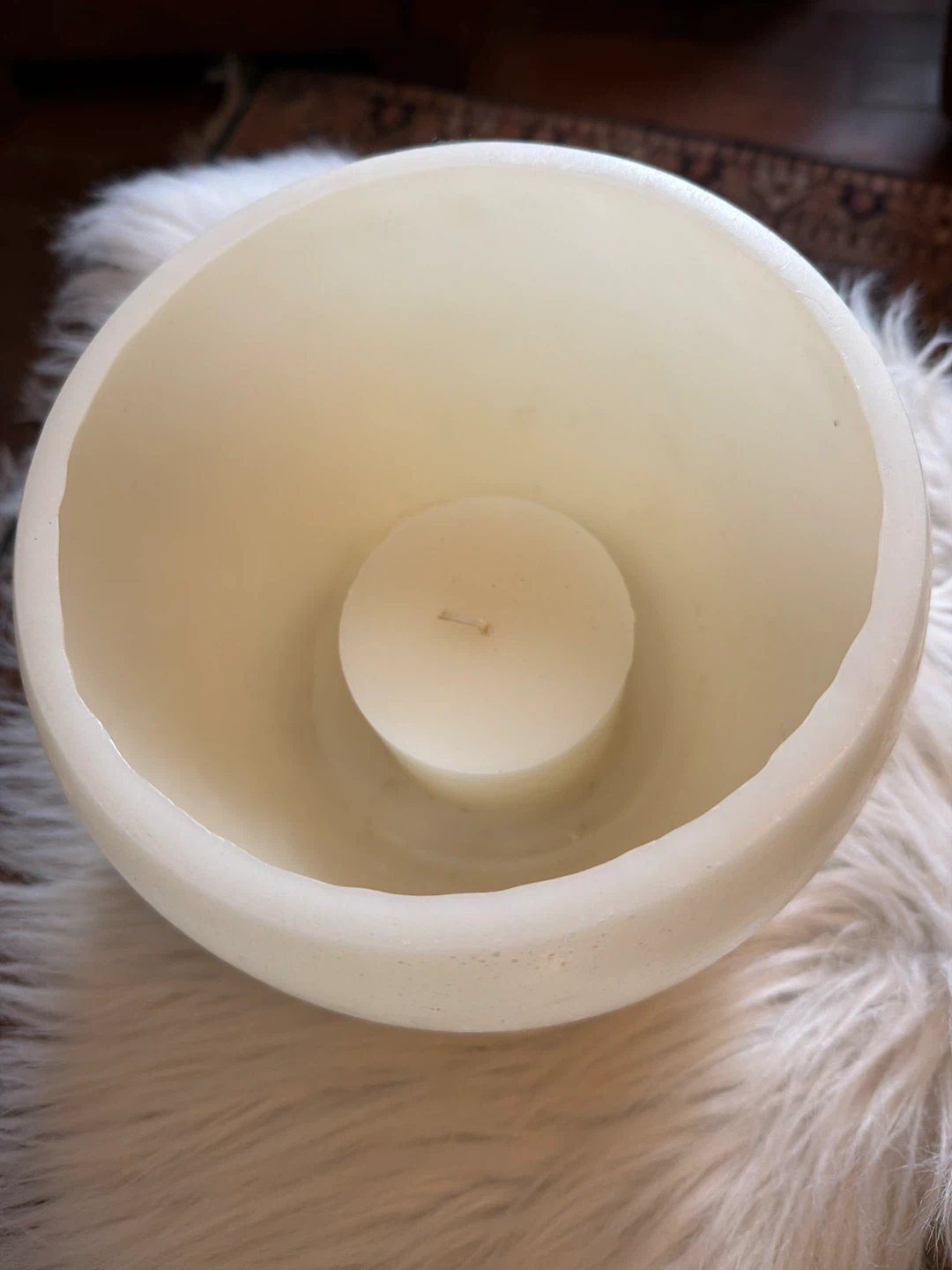 Large Ivory Candle Holder 🏆 - photo 2