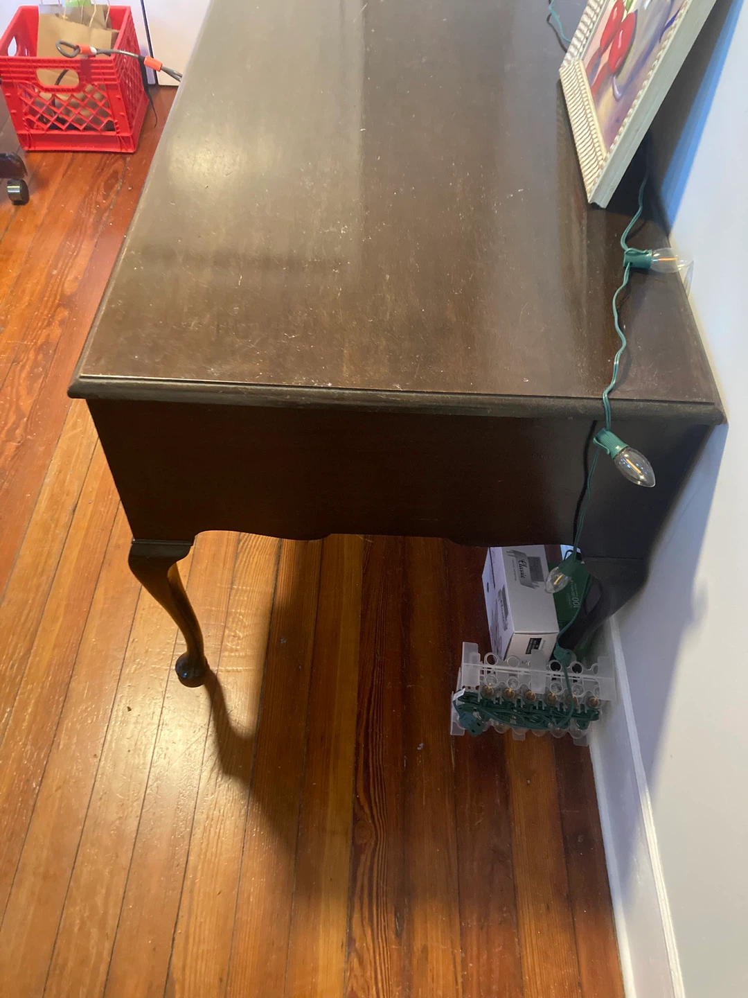 Antique Desk w/Ebony Finish - photo 4